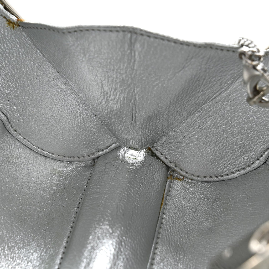 Swarovski Crystal Scales Minaudiere Clutch Blue Multicolor