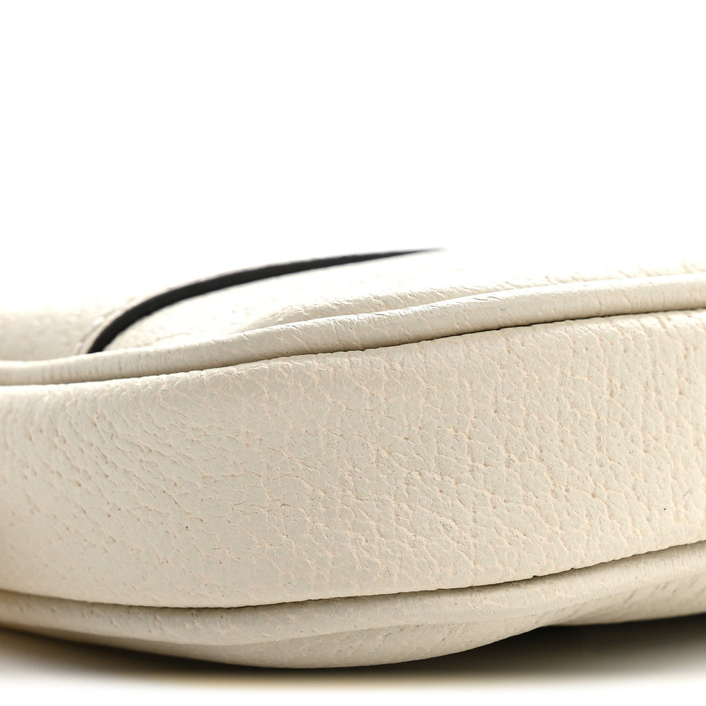 Grained Calfskin Ophidia Belted iPhone Case 75 30 White