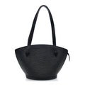 Epi Saint Jacques PM Long Straps Black