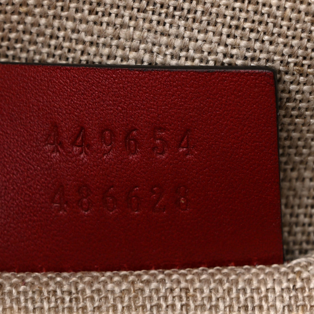 Soft Microguccissima Mini Dome Bag Rosso