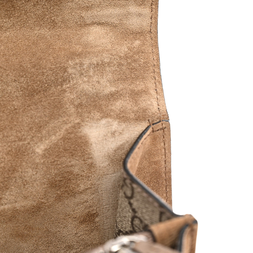 GG Supreme Monogram Medium Dionysus Shoulder Bag Taupe