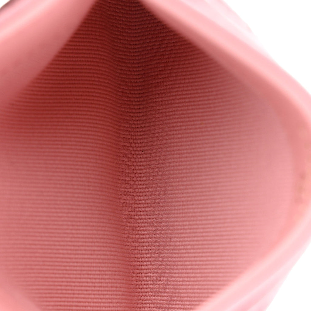 Caviar Quilted Card Holder Pink