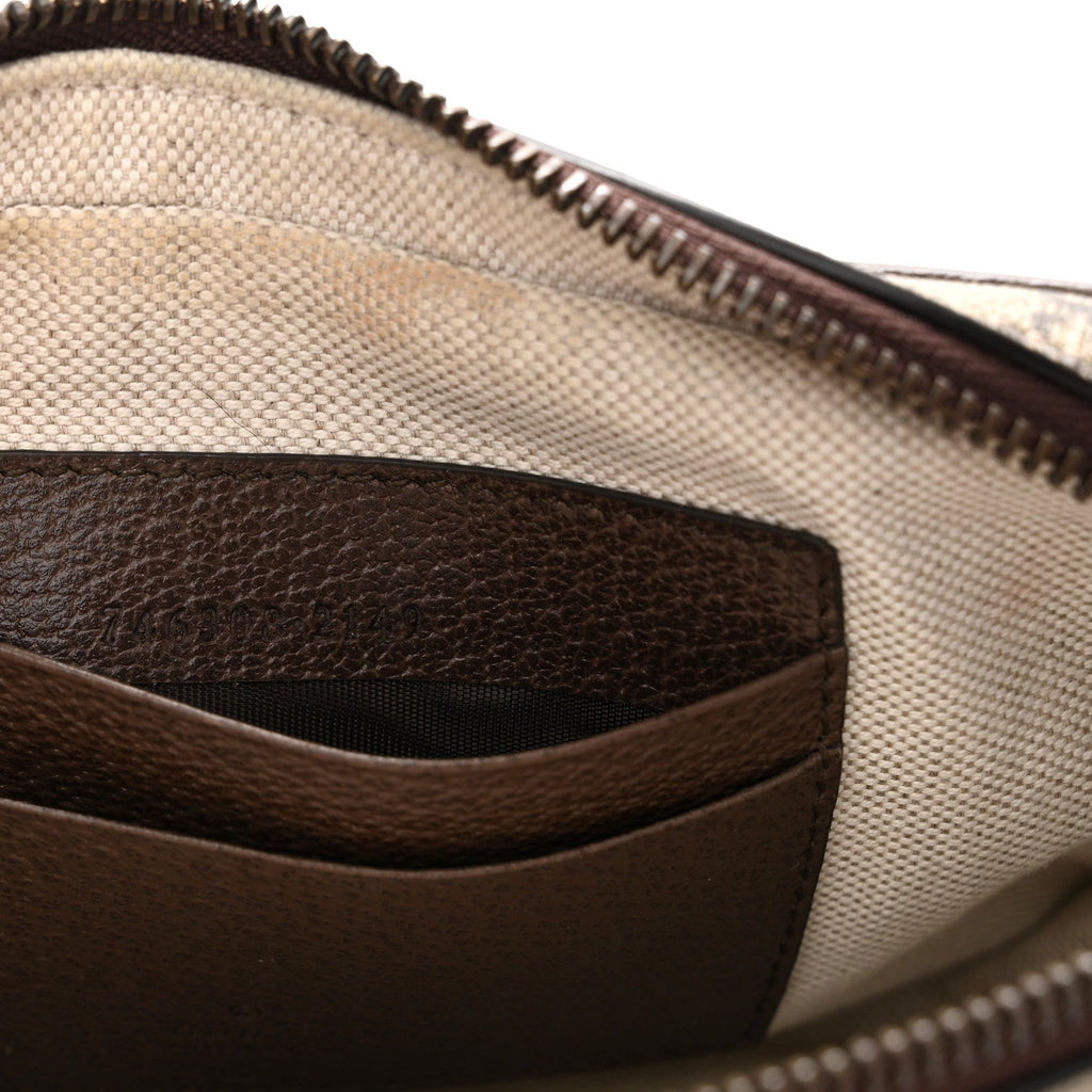 GG Supreme Monogram Web Mini Ophidia Bag Beige Ebony