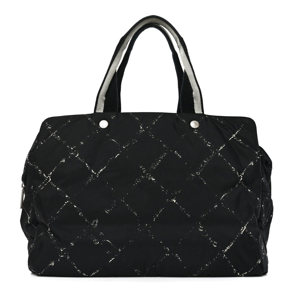 Nylon Travel Tote Black