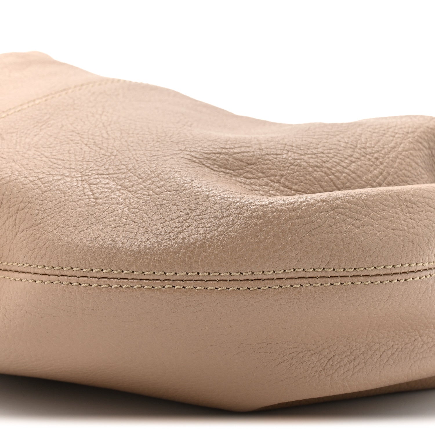 Grained Calfskin Small Bracelet Hobo Bag Woodrose