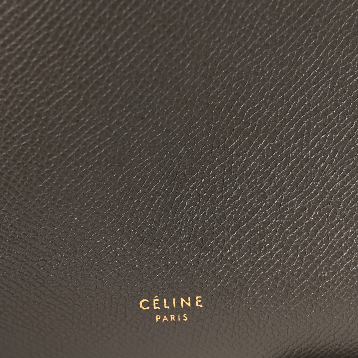 Grained Calfskin Micro Belt Bag Grey