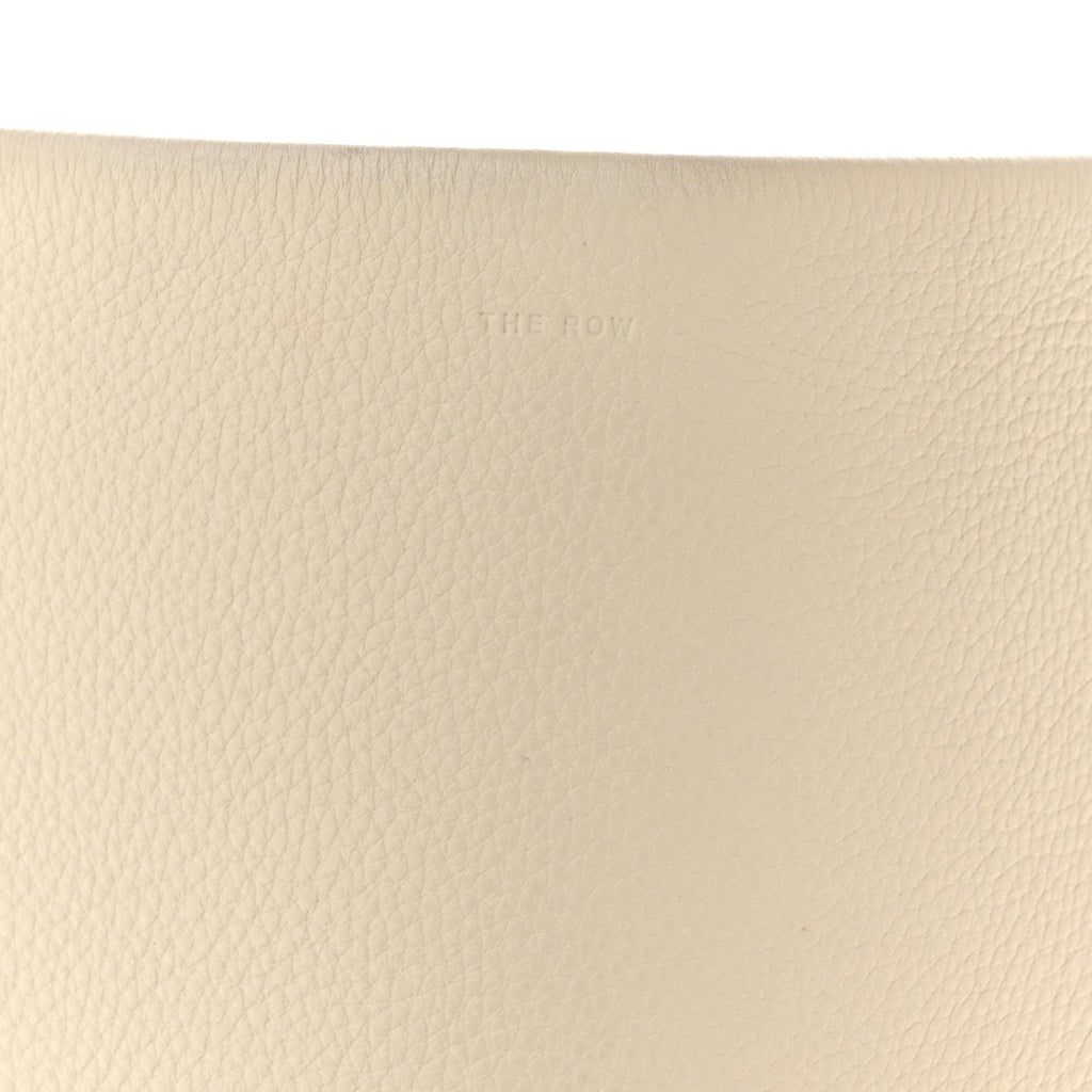 Grained Calfskin Medium N/S Park Tote Ivory