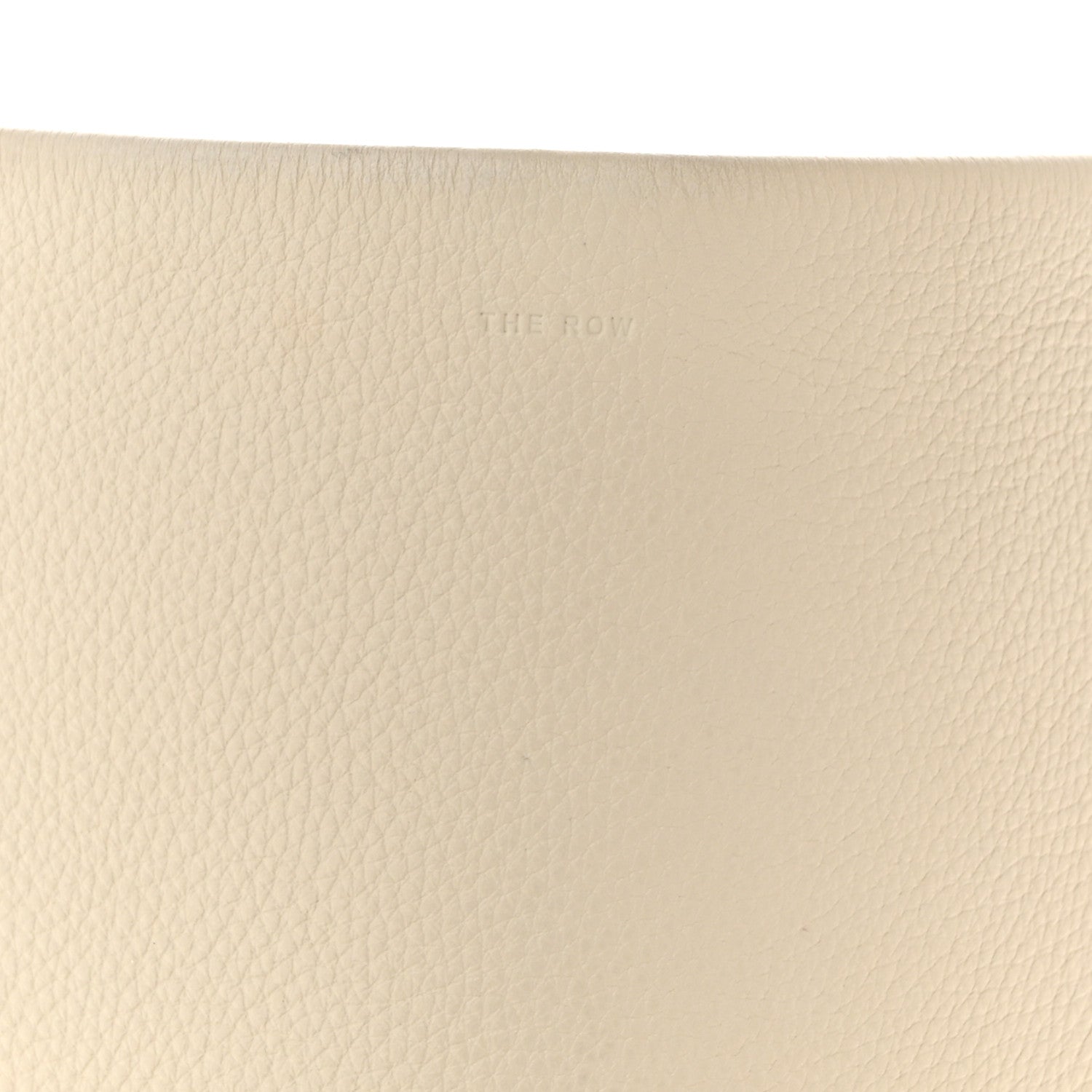 Grained Calfskin Medium N/S Park Tote Ivory