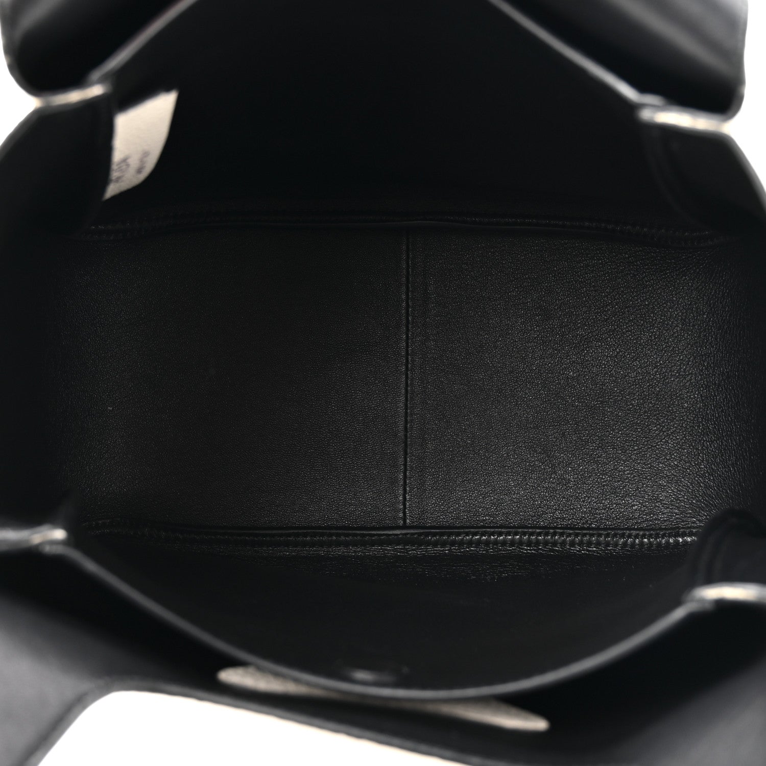 Vitello Daino Soft Medium Dynamique Tote White Black