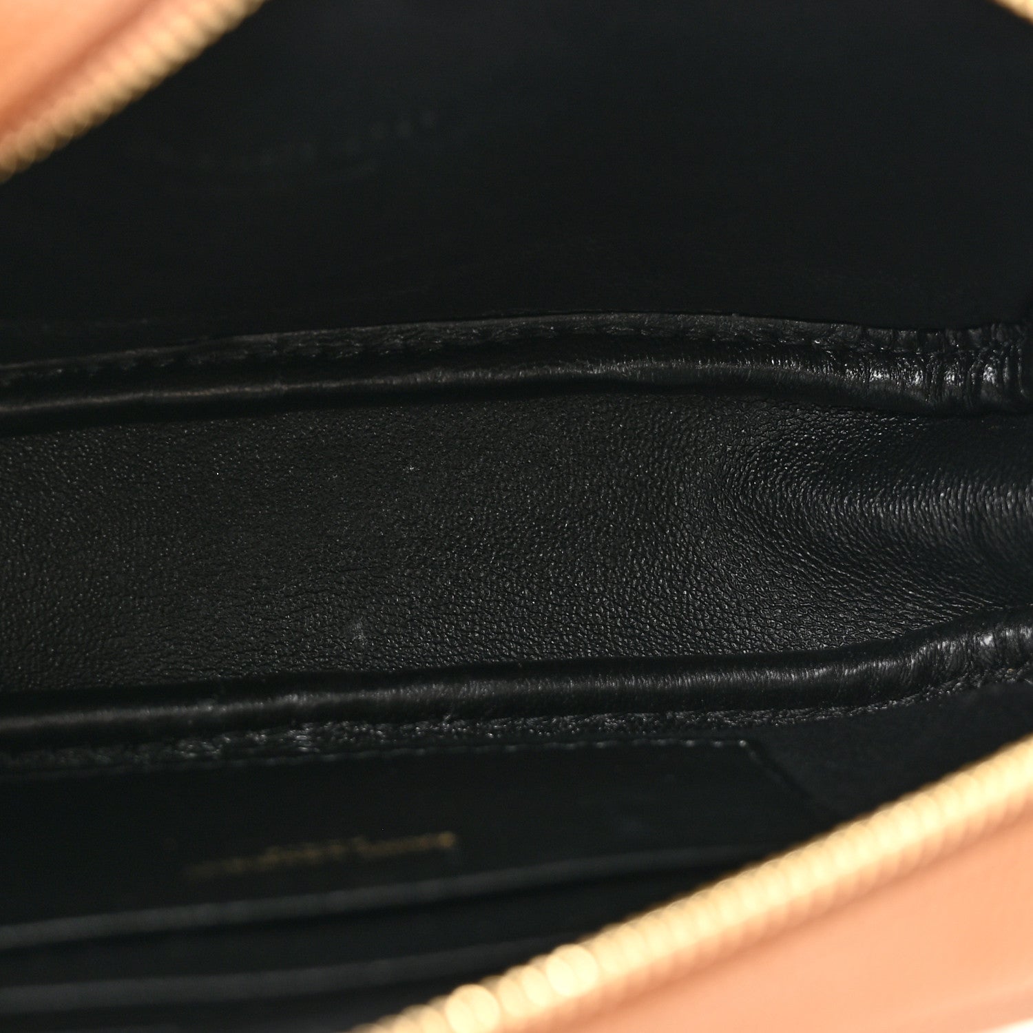 Grain De Poudre Matelasse Monogram Mini Lou Camera Bag Dark Natural