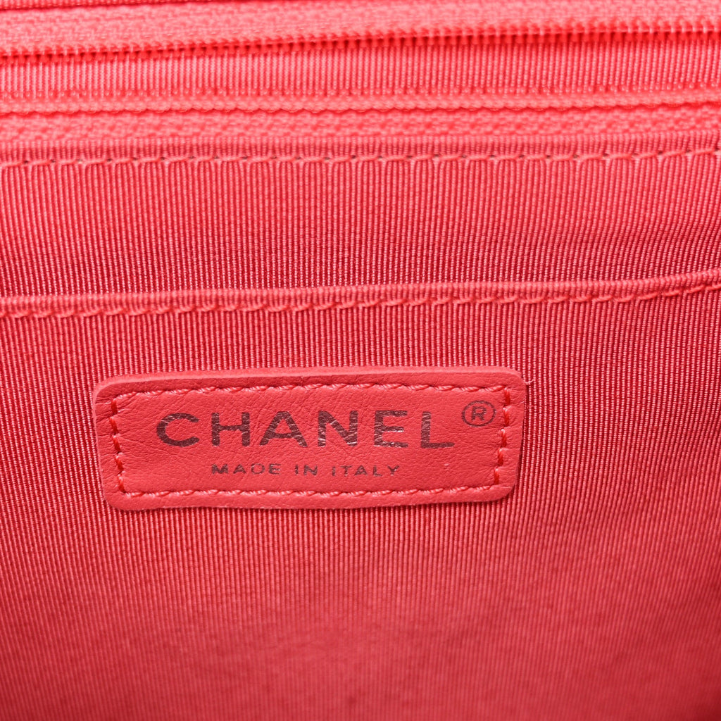 Lambskin Quilted Large Urban Spirit Backpack Red