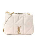 Lambskin Matelasse Monogram Medium Jamie 4.3 Crema Soft
