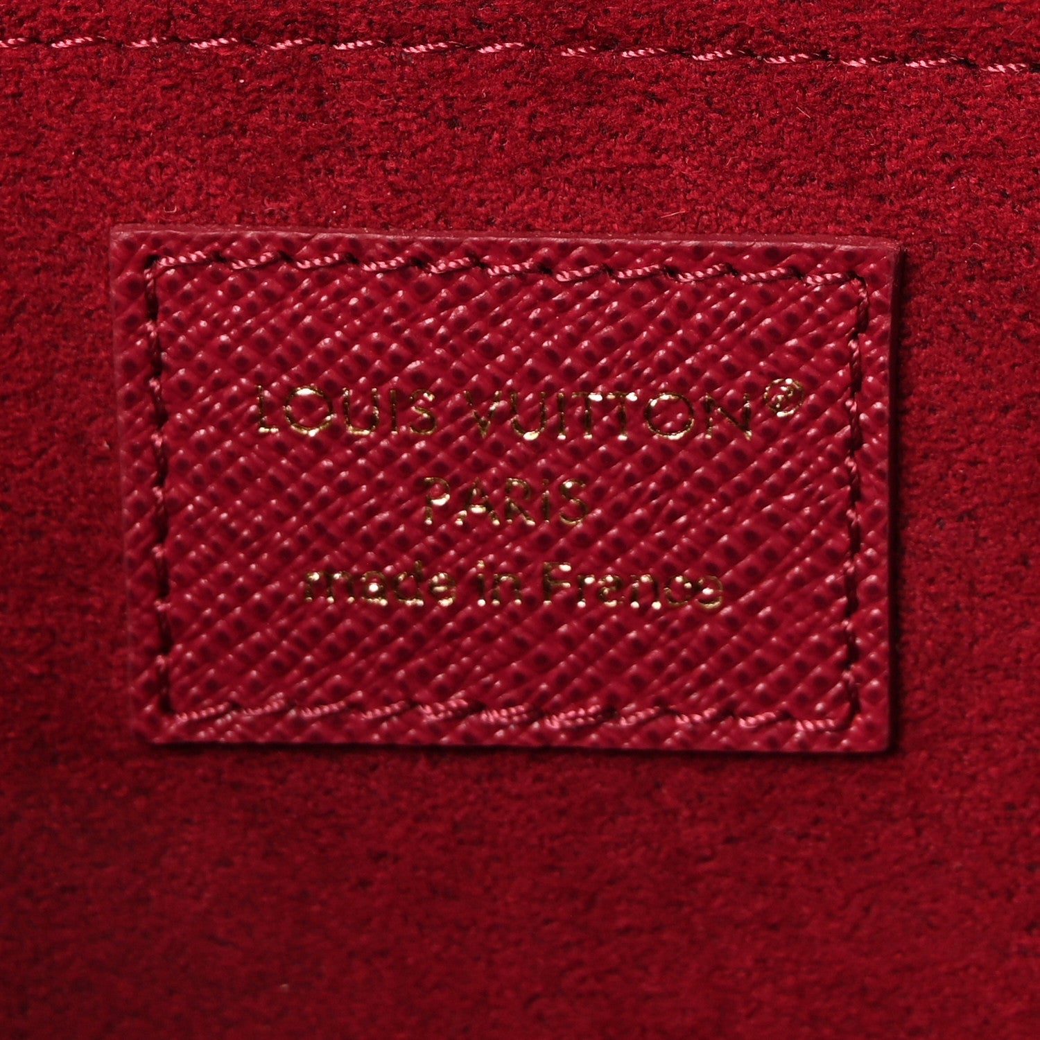 Monogram Pochette Felicie Chain Wallet Fuchsia