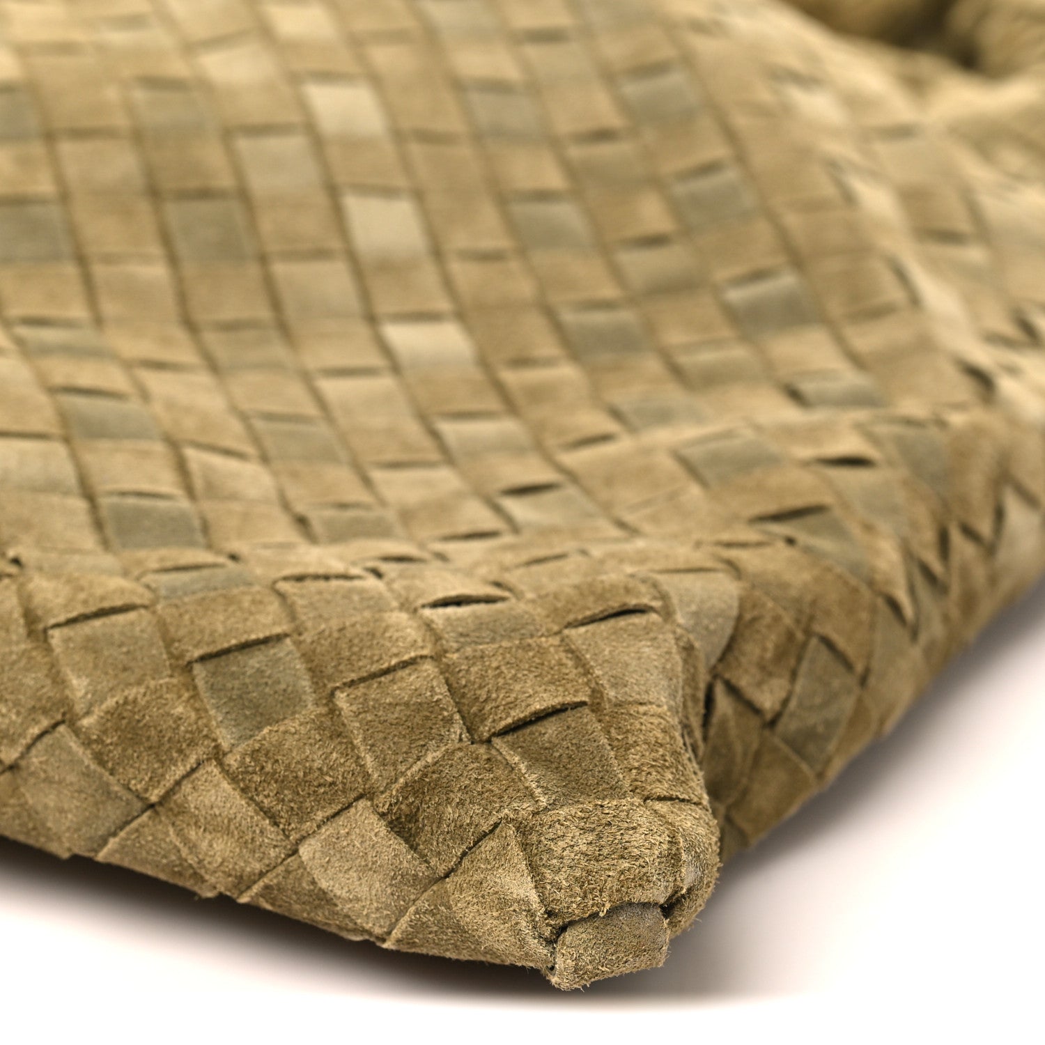 Suede Intrecciato Large Hop Mud