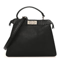 Cuoio Romano Selleria Chamois Medium Peekaboo I SEE U Satchel Black Camel Sunflower