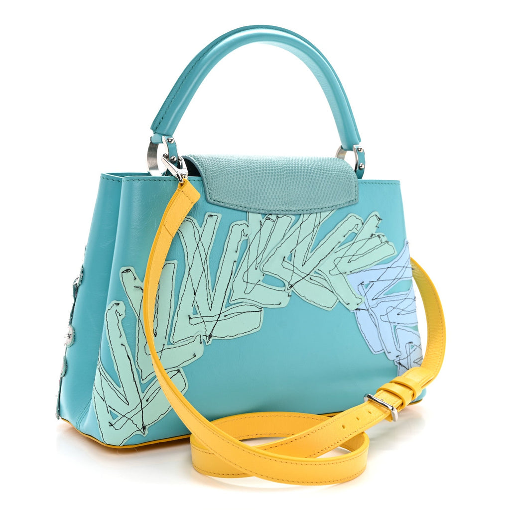 Calfskin Lizard Artycapucines Tschabalala Self PM Multicolor