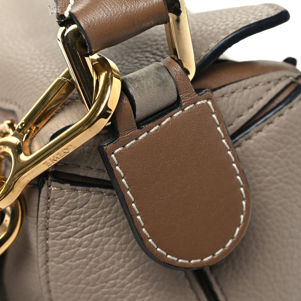 Grained Calfskin Small Puzzle Bag Sand Mink