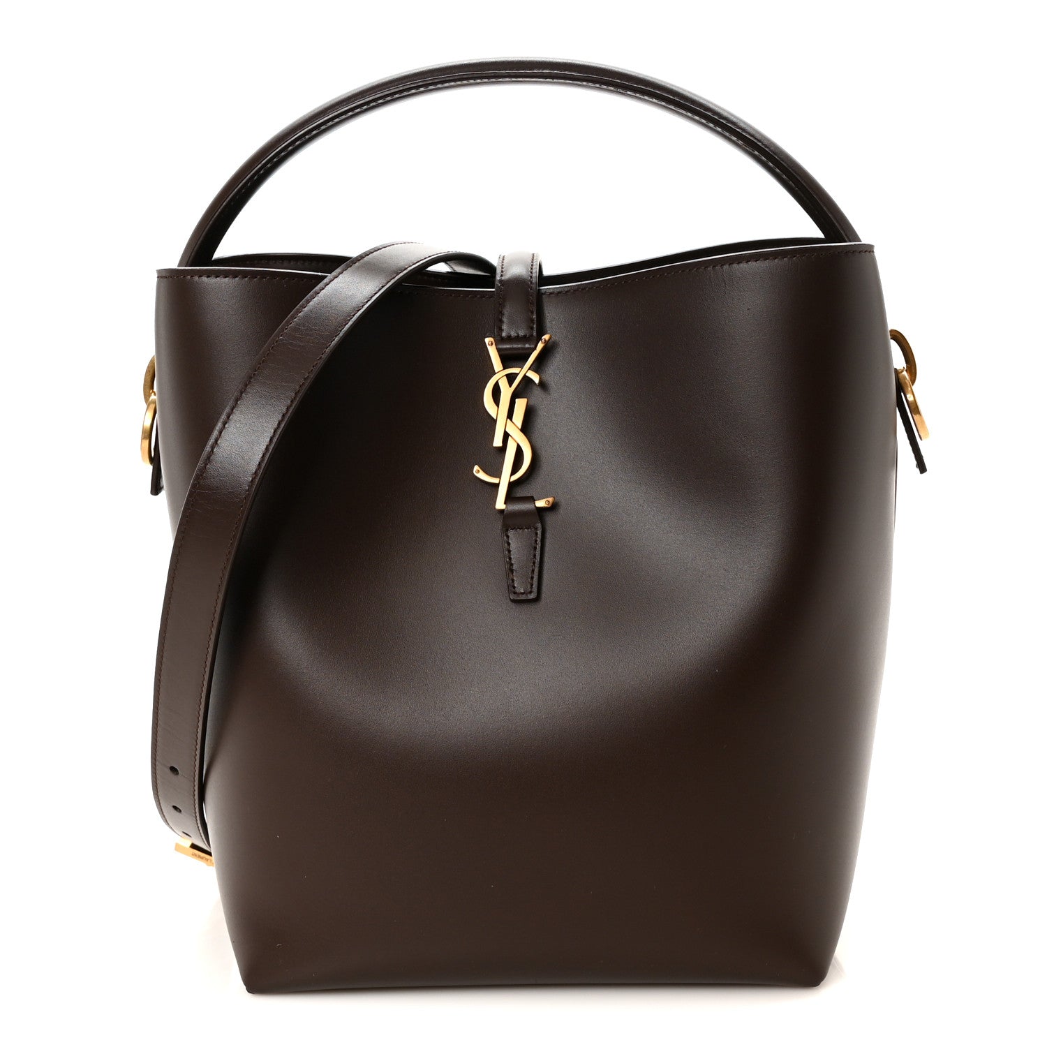 Shiny Calfskin Le 37 Small Bucket Bag