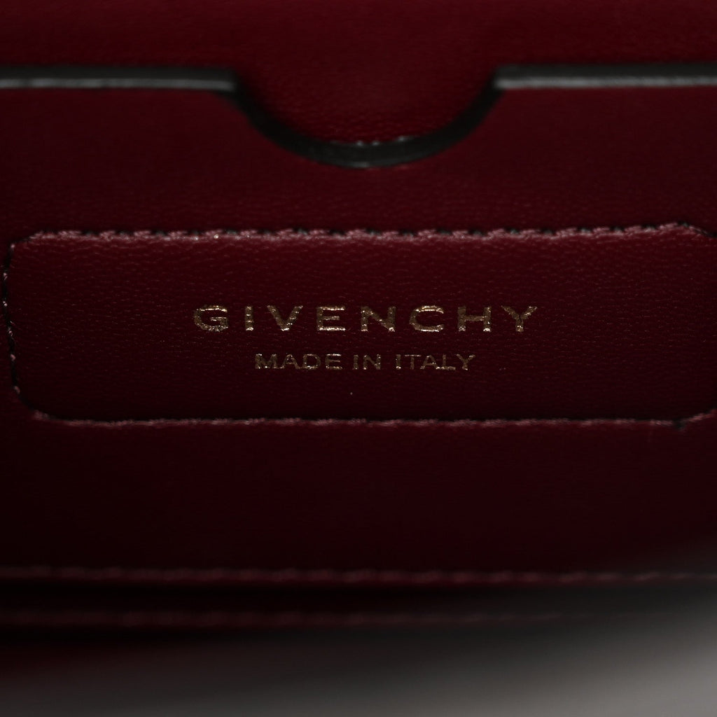 Calfskin Crocodile Embossed Small Eden Storm Grey