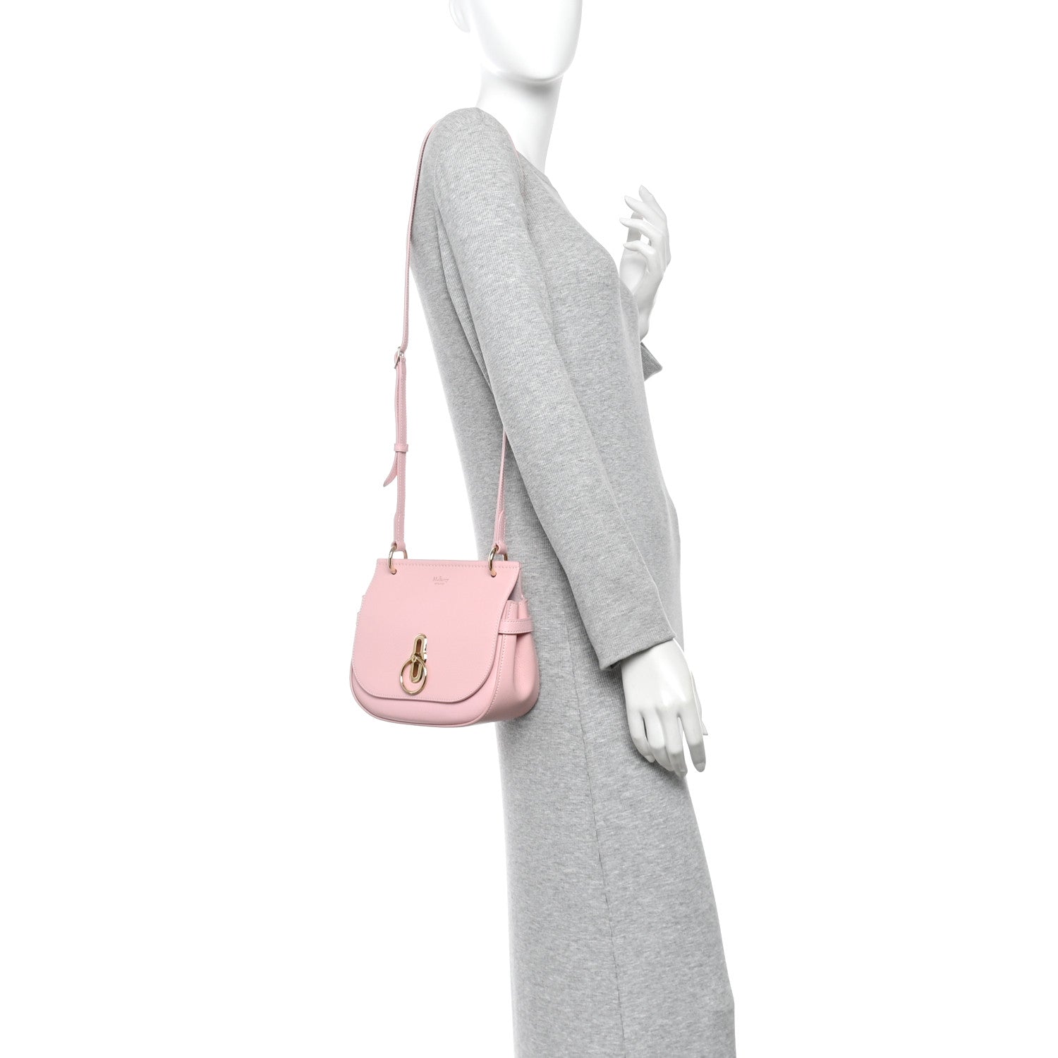 Small Classic Grain Small Amberley Satchel Icy Pink