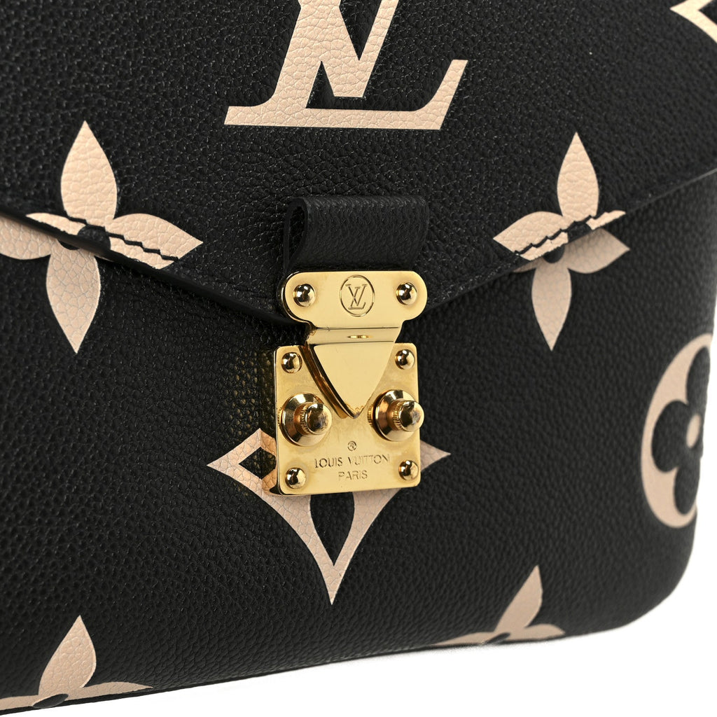 Empreinte Monogram Giant Pochette Metis Black Beige Black Beige