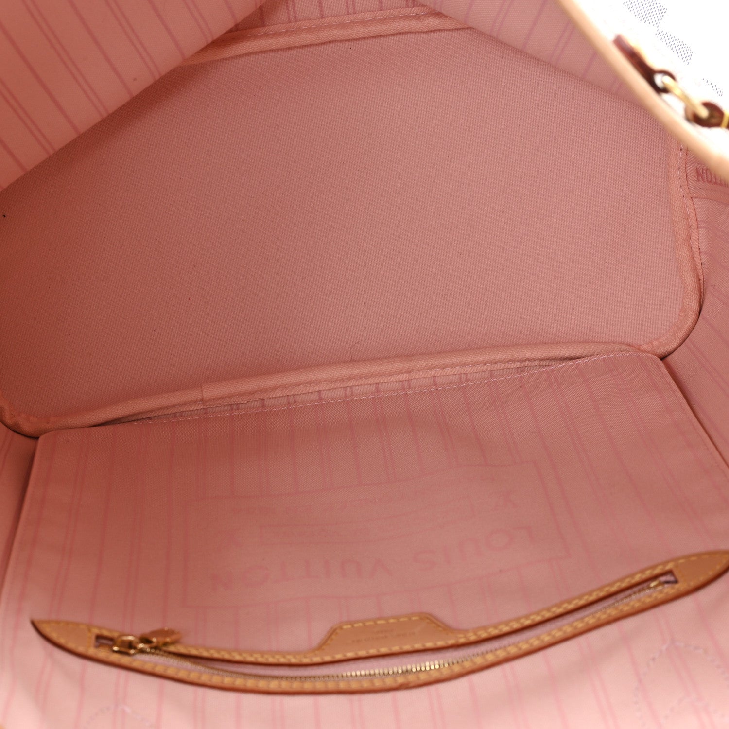 Damier Azur Neo Neverfull MM Rose Ballerine