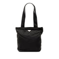 Prada Triangle Logo Plate Nylon Tote Bag
