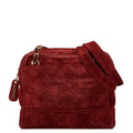 Chanel Triple Coco Mark Suede Chain Tote Bag