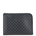 Louis Vuitton Pochette Jour GM Damier Graphite Clutch Bag