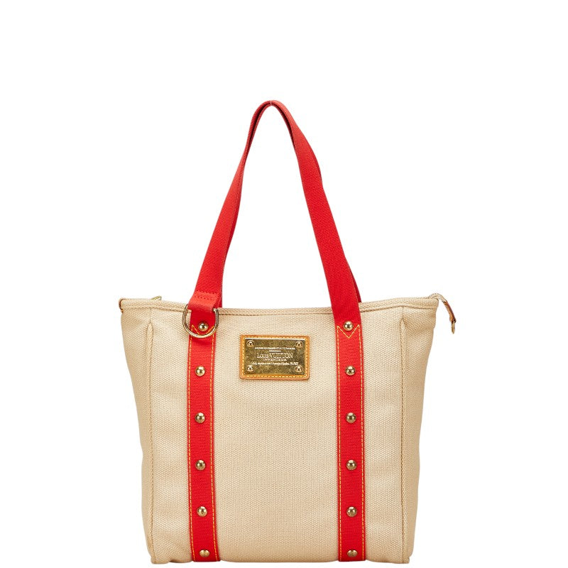 Louis Vuitton Antigua Cabas MM Canvas Shoulder Bag