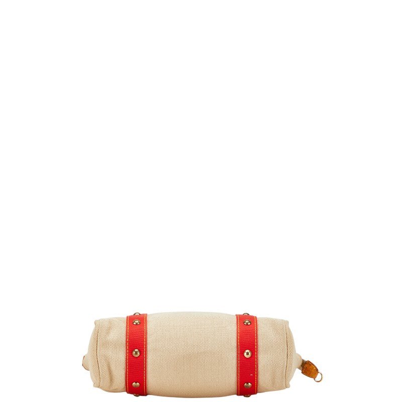 Louis Vuitton Antigua Cabas MM Canvas Shoulder Bag