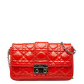 Dior Cannage Patent Leather Shoulder Bag