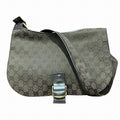Gucci GG Canvas Leather Shoulder Bag