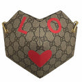 Gucci Small Heart GG Supreme Shoulder Bag
