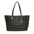 Dior Panarea Canvas Leather Tote Bag