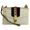 Gucci Sylvie Bee & Star Leather Shoulder Bag