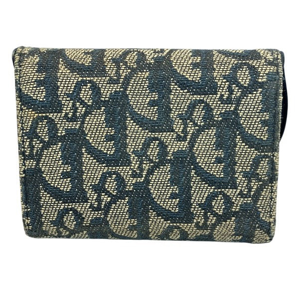 Dior Trotter Canvas Leather Card Case