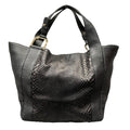 Gucci Leather Python Tote Bag