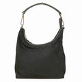 Gucci Nylon Leather Shoulder Bag
