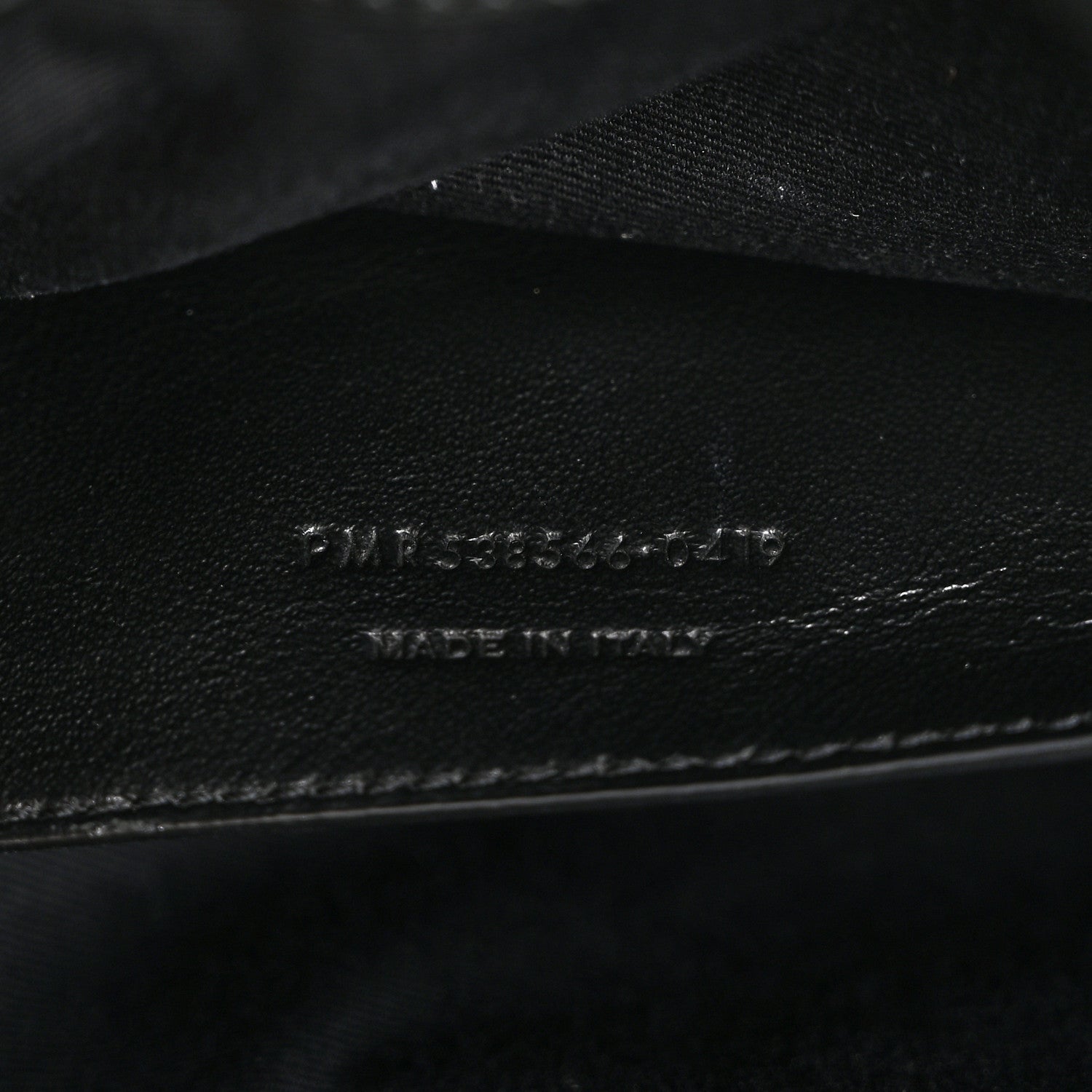 Crinkled Calfskin Matelasse Monogram Baby Niki Chain Satchel Black