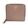Dior Bee Compact Zip Wallet Grained Calfskin Wallet