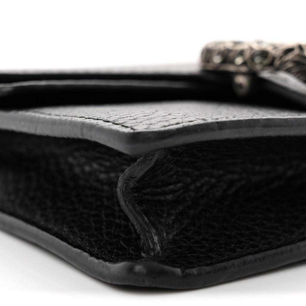 Calfskin Super Mini Dionysus Shoulder Bag Black