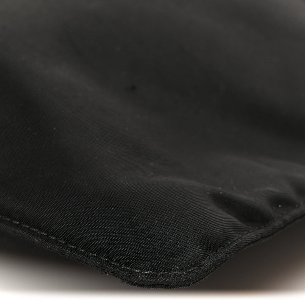 Nylon Vela Flat Messenger Bag Black