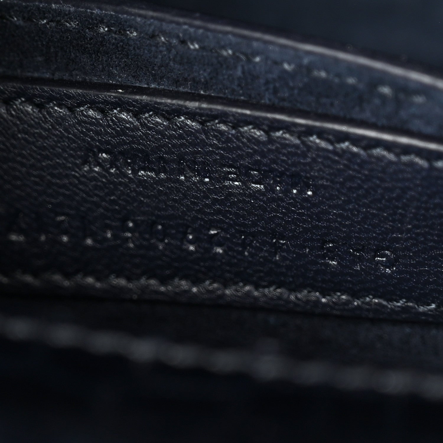 Calfskin Crocodile Embossed Medium Monogram Sunset  Deep Marine