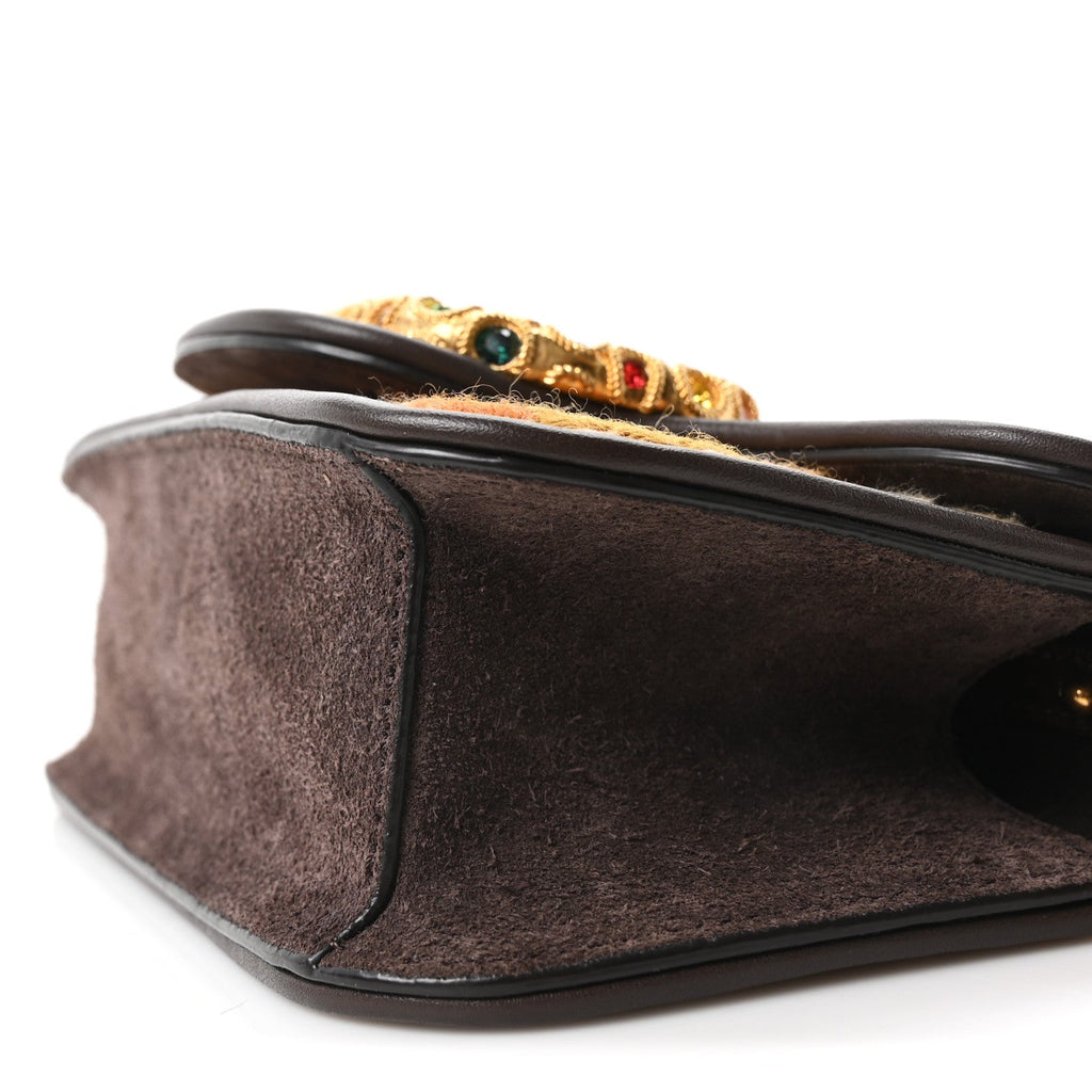 Fabric Karung Crystal Embroidered Vlogo Small Loco Shoulder Bag Multicolor