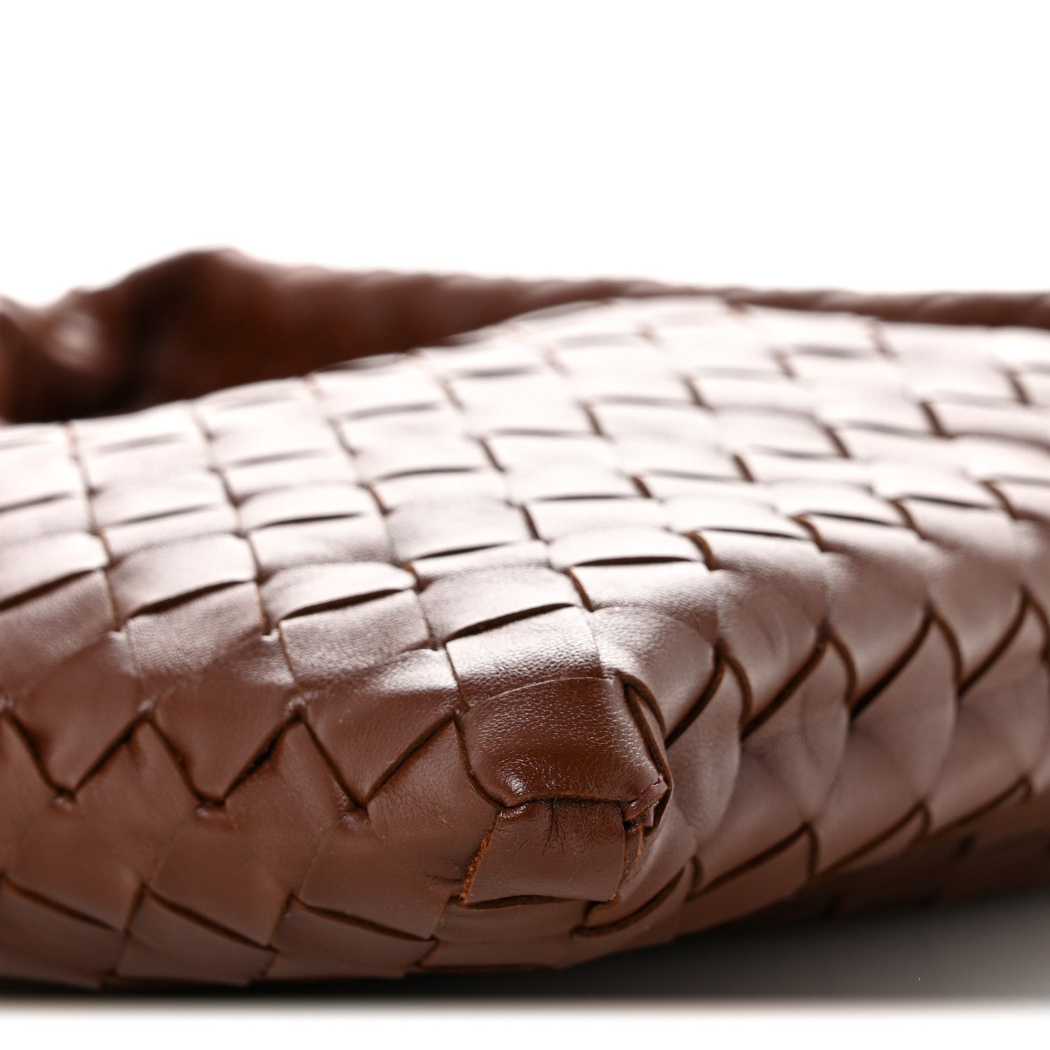 Calfskin Intrecciato Small Hop Sapele