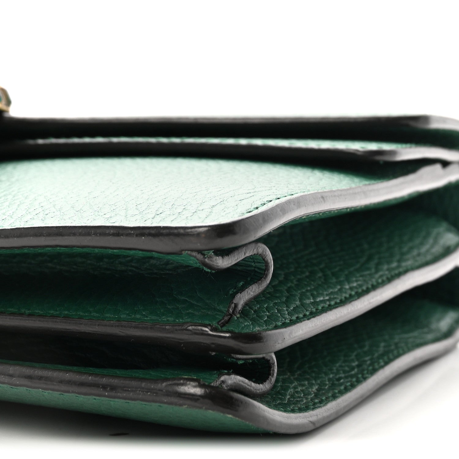 Pebbled Calfskin Small Dionysus Shoulder Bag Emerald