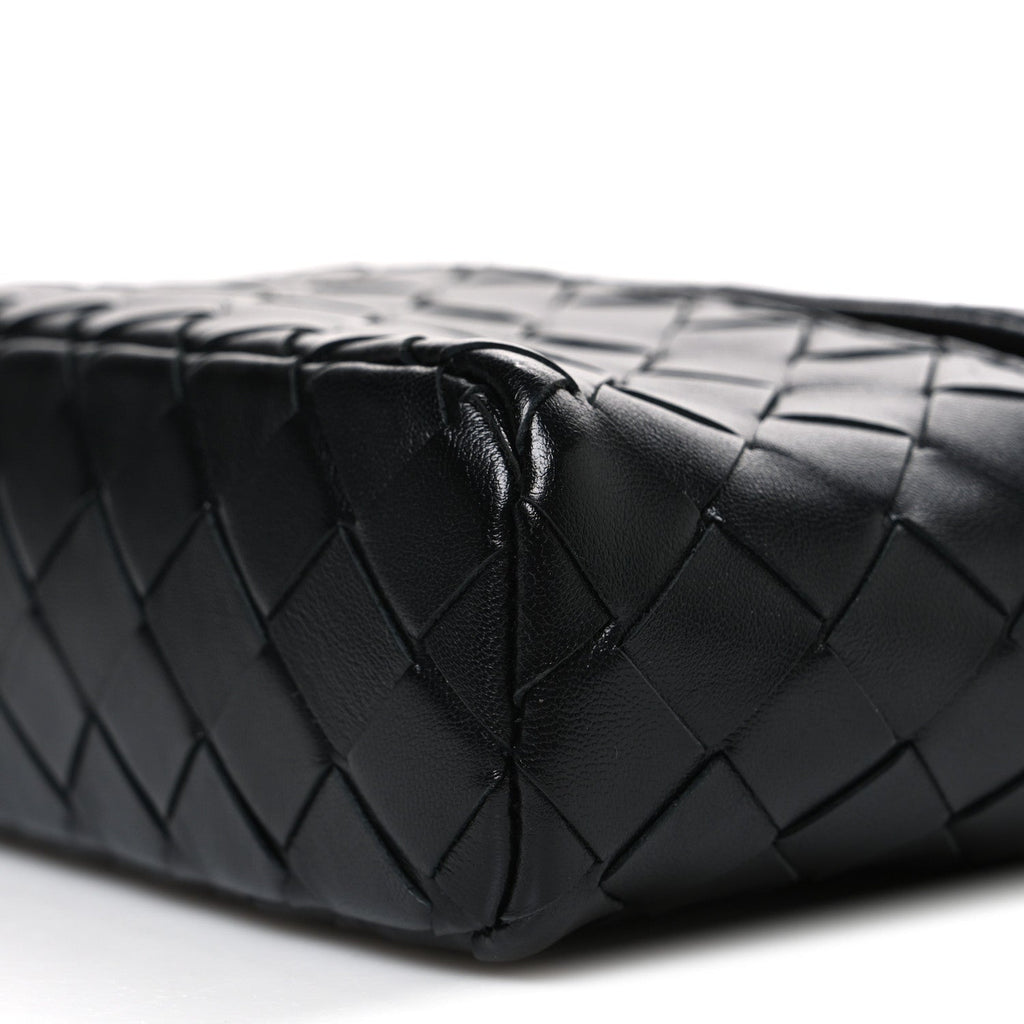 Calfskin Intrecciato Bang Bang Vanity Case Black