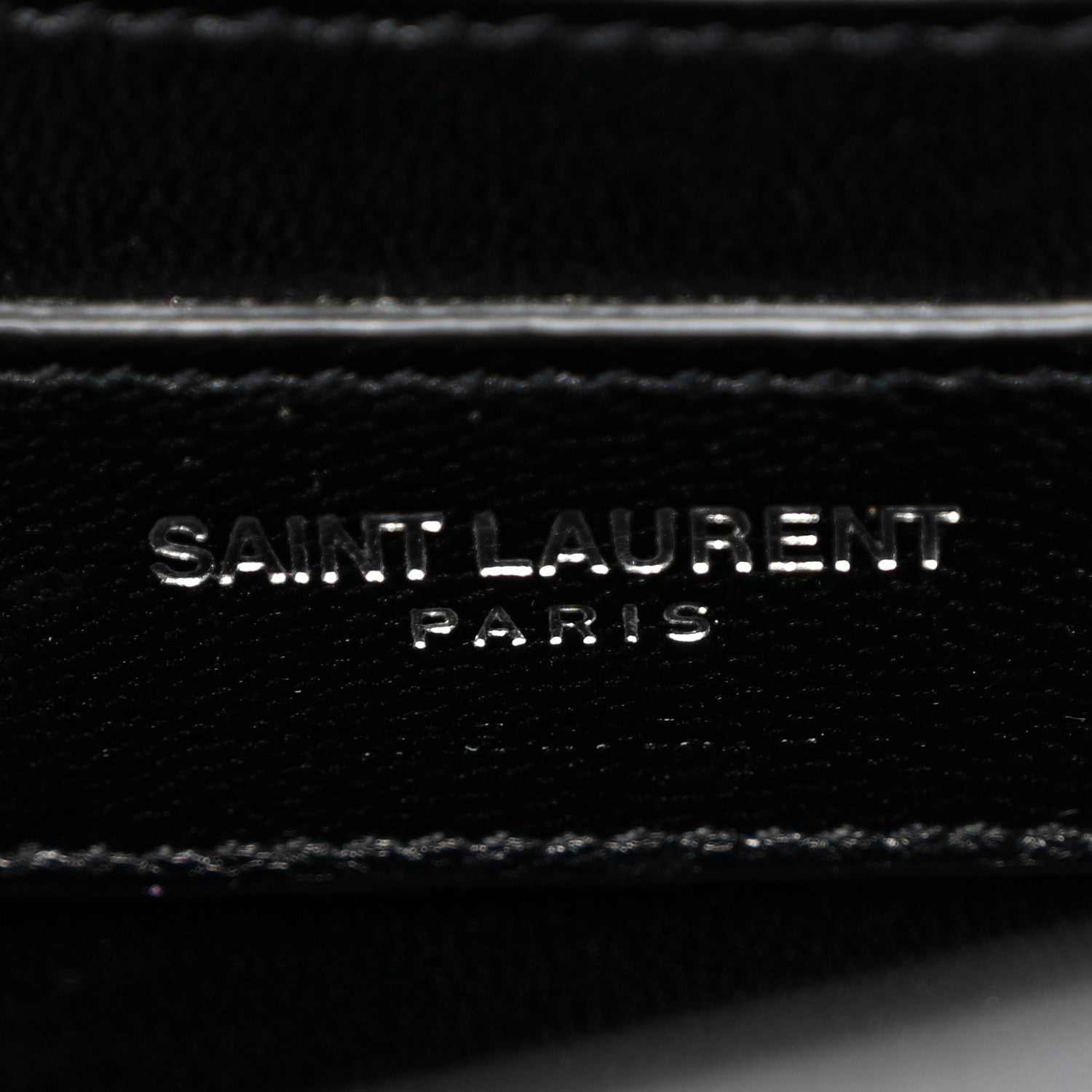 Grain De Poudre Medium Classic Monogram Monochrome Kate Satchel Black