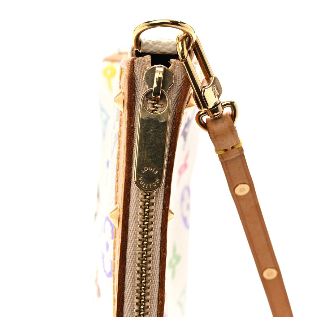 Monogram Multicolor Pochette Accessories White